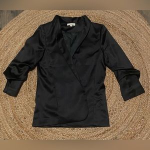 LIKE NEW SATIN BLAZER/SHORT SET